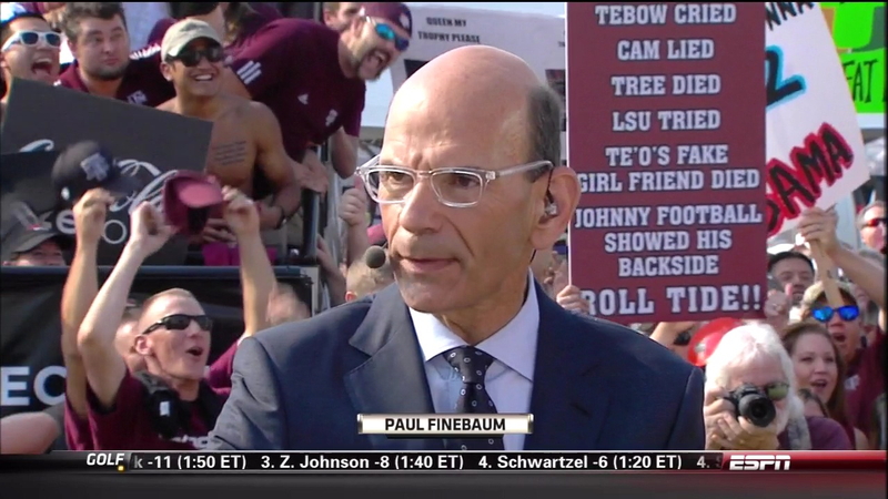 Illustration for article titled Johnny Manziel, The Puppet: Texas A&M-Alabama GameDay Sign Roundup